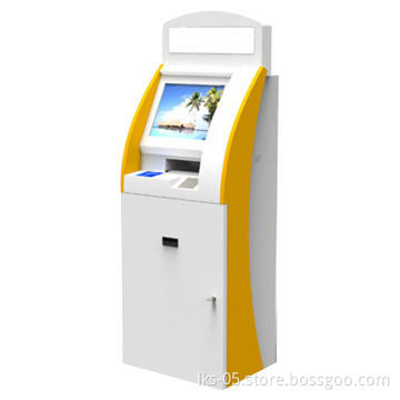 Kiosk enclosure cabinet with touch screen and payment components for OEM/ODM orders